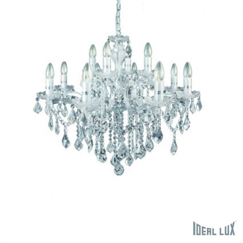 Подвесная люстра Ideal Lux FLORIAN SP12 CROMO купить по низкой цене