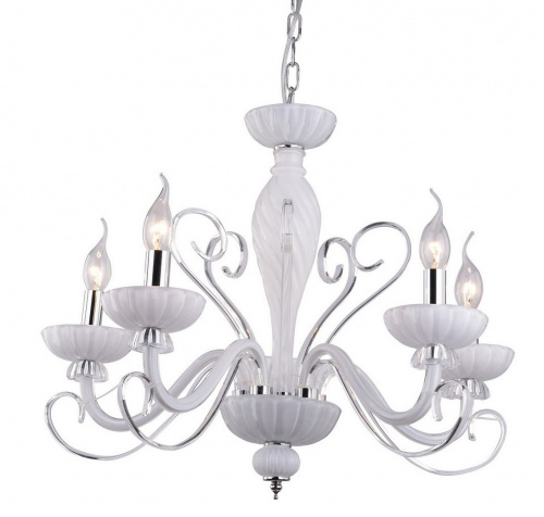 Подвесная люстра Arte Lamp ODETTA A7195LM-5WH купить по низкой цене