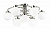 Потолочная люстра Arte Lamp CLOUD A8170PL-9SS