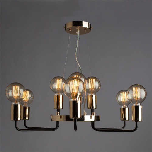 Подвесная люстра Arte Lamp GELO A6001LM-9BK купить по низкой цене