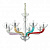 Подвесная люстра Ideal Lux CASANOVA SP8 COLOR