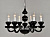 Подвесная люстра Newport 1900 1906/S black