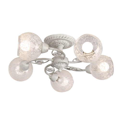 Потолочная люстра Arte Lamp Cristy A5028PL-5WH купить по низкой цене