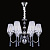 Подвесная люстра Crystal Lux DANDY DANDY SP6