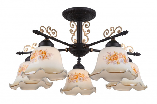 Потолочная люстра Arte Lamp AROMA A6582PL-5BR купить по низкой цене