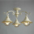 Потолочная люстра Arte Lamp GRAZIOSO A4577PL-3WG купить по низкой цене