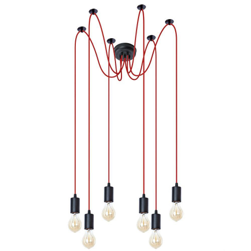 Подвесная люстра Arte Lamp Bender A4322SP-6RD купить по низкой цене