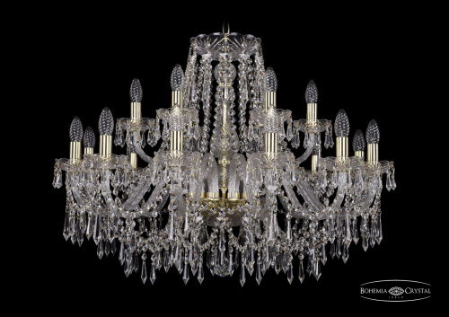 Подвесная люстра Bohemia Ivele 1403/12+6/300/G купить по низкой цене