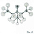 Потолочная люстра Ideal Lux NODI CRYSTAL PL15
