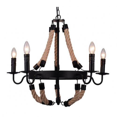 Подвесная люстра Arte Lamp MARSIGLIA A8956LM-5BK купить по низкой цене