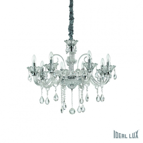 Подвесная люстра Ideal Lux COLOSSAL SP8 TRASPARENTE купить по низкой цене