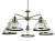 Подвесная люстра Arte Lamp OGLIO A9273LM-5AB купить по низкой цене