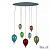 Подвесная люстра Ideal Lux CLOWN SP7 COLOR