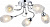 Потолочная люстра Arte Lamp DEBORA A6055PL-5CC