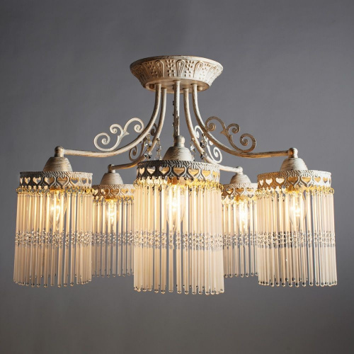 Потолочная люстра Arte Lamp TORRENTE A1678PL-7WG купить по низкой цене