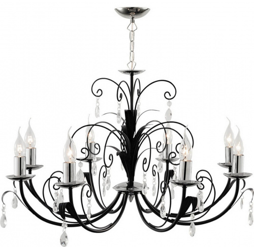 Подвесная люстра Arte Lamp ROMANA A1742LM-8BK купить по низкой цене