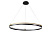 Люстра подвесная Crystal Lux FERNANDO SP88W LED D1000 BLACK/GOLD