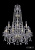 Подвесная люстра Bohemia Ivele 1411/10+5/195/XL-80/2d/G