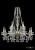 Подвесная люстра Bohemia Ivele 1410/8+4/240/h-74/G/V0300
