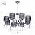 Подвесная люстра Mw-Light Федерика 379019108