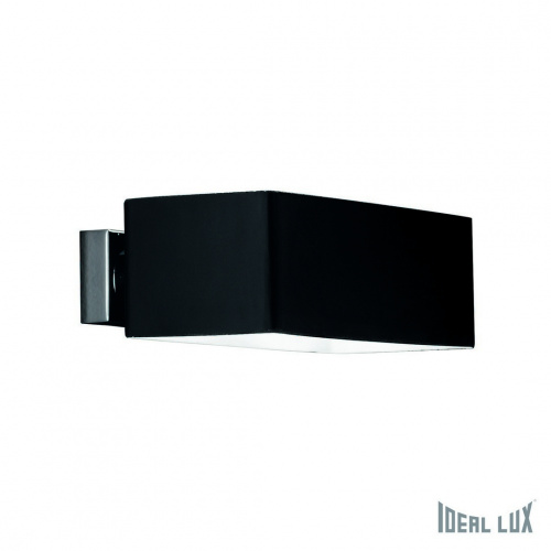 Настенный светильник Ideal Lux BOX AP2 NERO