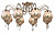 Потолочная люстра Arte Lamp MOROCCANA A4552PL-8GO