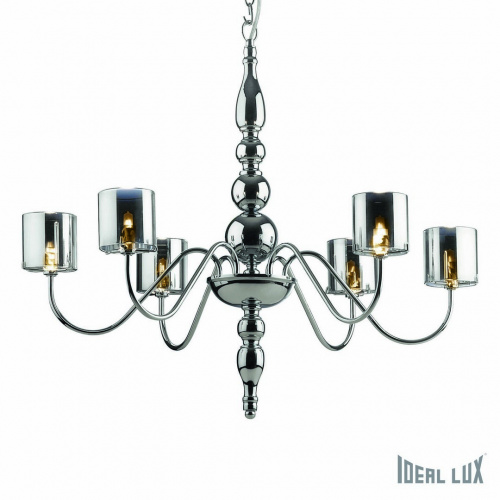Подвесная люстра Ideal Lux DUCA SP6 купить по низкой цене