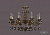 Подвесная люстра Bohemia Ivele 1702/8/250/A/GB/K731