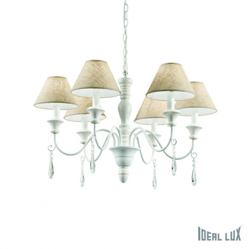 Подвесная люстра Ideal Lux PROVENCE SP6 купить по низкой цене