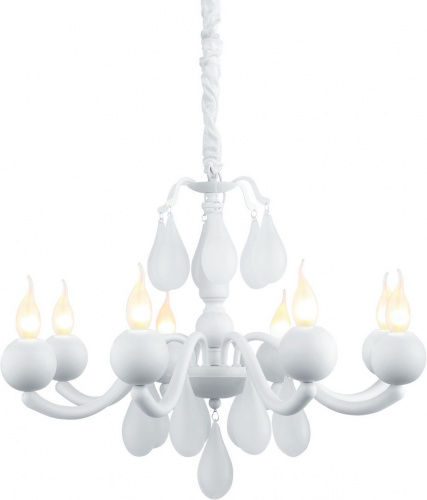Подвесная люстра Arte Lamp SIGMA A3229LM-8WH купить по низкой цене