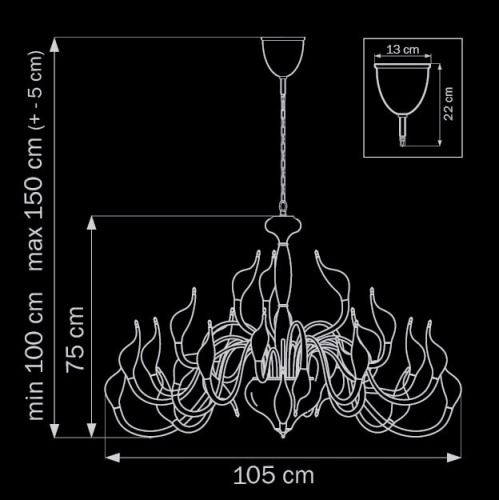 Подвесная люстра Lightstar CIGNO COLLO 751246 купить по низкой цене