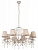 Подвесная люстра Crystal Lux GLORIA GLORIA GOLD SP8