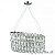 Подвесная люстра Ideal Lux ALBA SP7 OVAL