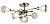Потолочная люстра Arte Lamp INNOCENTE A6059PL-6AB