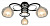 Потолочная люстра Arte Lamp GINEVRA A1604PL-3BK