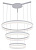 Светодиодный подвесной светильник Arte Lamp SORENTO A2504SP-3WH