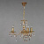 Подвесная люстра BRIZZI BENISA 2226/3 WP Tear Drop