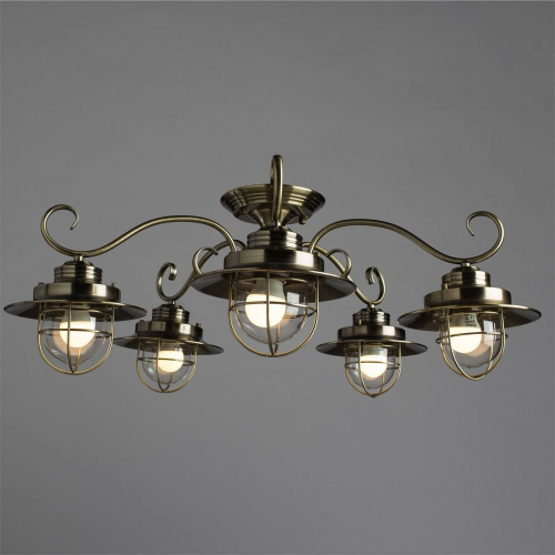 Потолочная люстра Arte Lamp LANTERNA A4579PL-5AB купить по низкой цене