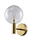 Бра Crystal Lux ANDRES AP1 BRONZE/TRANSPARENTE