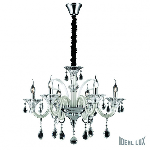 Подвесная люстра Ideal Lux COLOSSAL SP6 AVORIO купить по низкой цене