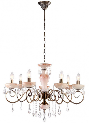 Подвесная люстра Arte Lamp ONYX RED A9591LM-7AB купить по низкой цене