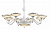 Светодиодная подвесная люстра Arte Lamp BERN A5168LM-8WH