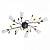 Потолочная люстра Mw-Light Восторг 242015206