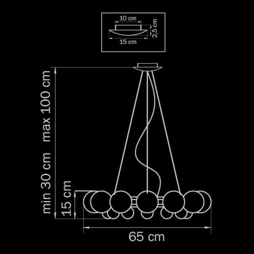 Подвесная люстра Lightstar SFERETTA 801124 купить по низкой цене