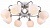 Потолочная люстра Arte Lamp ELLISSE A6342PL-8WG