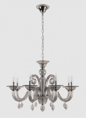 Подвесная люстра Crystal Lux CAETANO SP-PL8 SMOKE купить по низкой цене