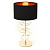 Настольная лампа Lumina Deco Milari LDT 5530 F.GD+BK