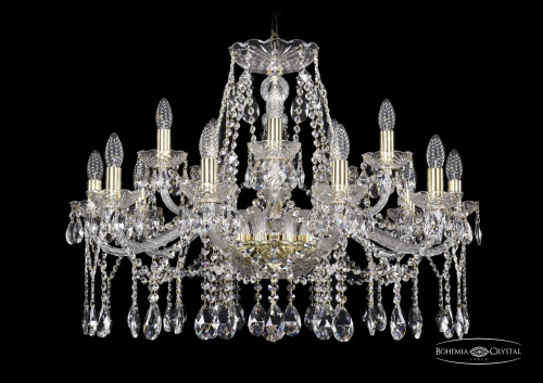 Подвесная люстра Bohemia Ivele 1413/10+5/300/G купить по низкой цене