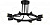 Потолочная люстра Arte Lamp HIGHGARDEN A6063PL-8BK