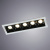 Светодиодный встраиваемый светильник Arte Lamp GRILL A3153PL-5BK